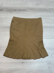 MOSCHINO BROWN MID SKIRT