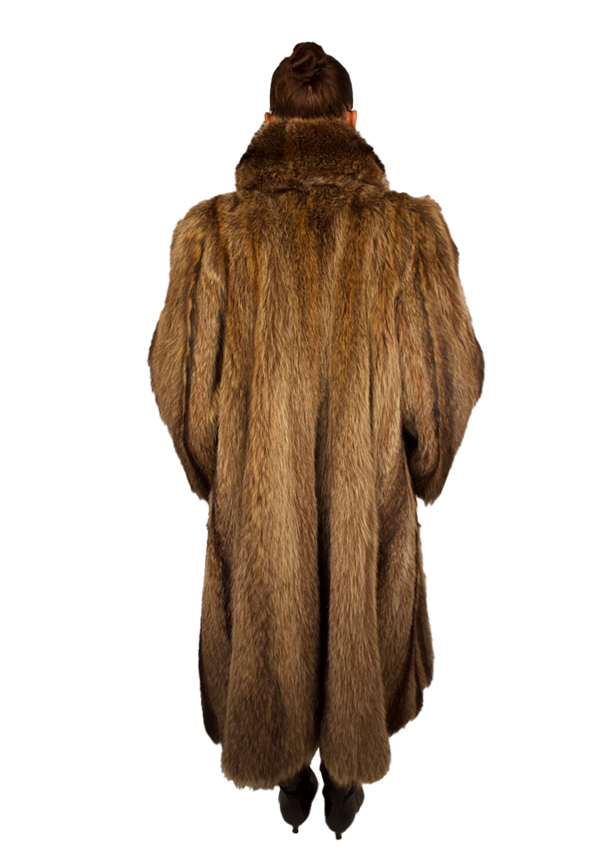 BROWN FUR COAT