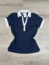 BLUE TOMMY HIFIGER POLO T-SHIRT