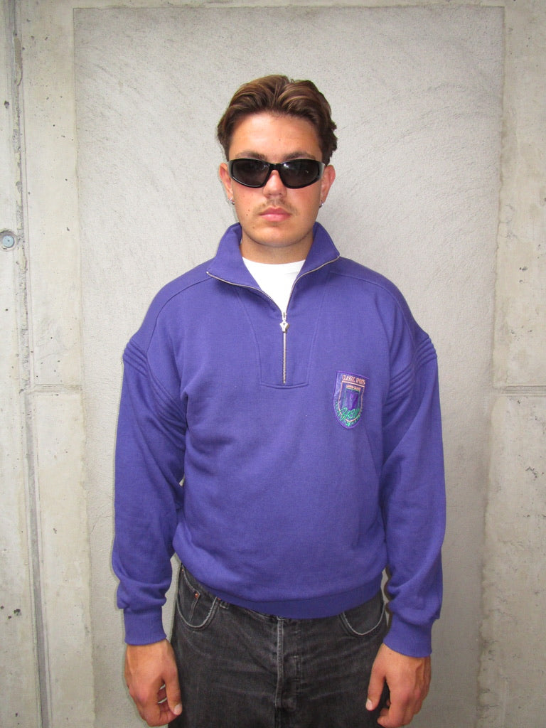 PURPLE ZIP UP