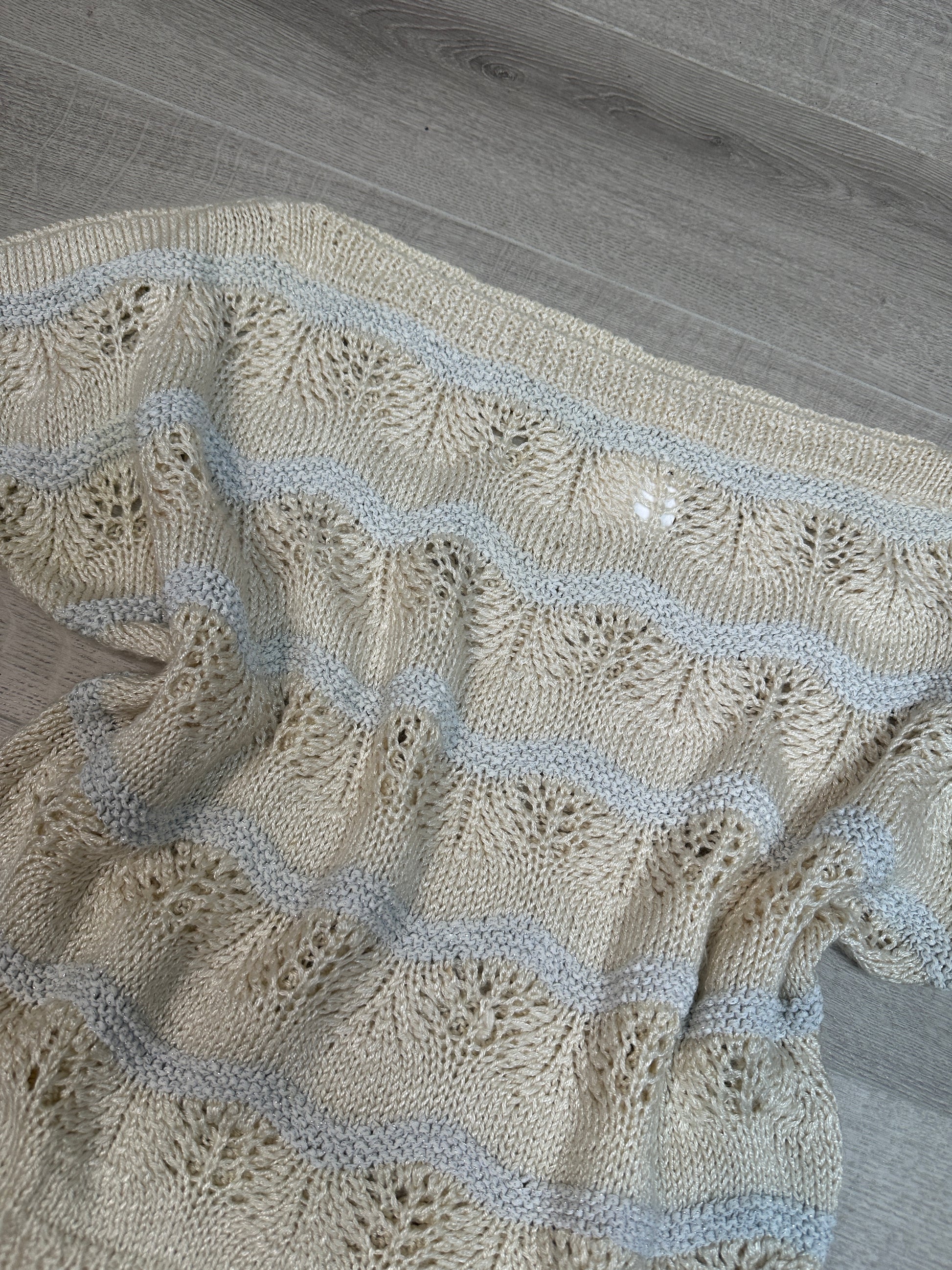 NUDE KNITTED T-SHIRT