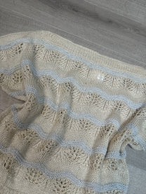 NUDE KNITTED T-SHIRT