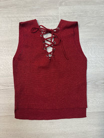 RED SPARKLE TOP