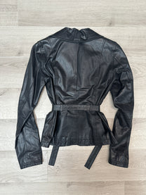 BLACK LEATHER JACKET