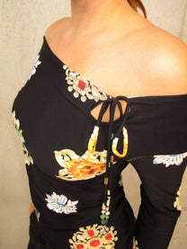 ROBERTO CAVALLI TOP WITH PRINT