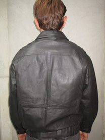 BLACK LEATHER JACKET