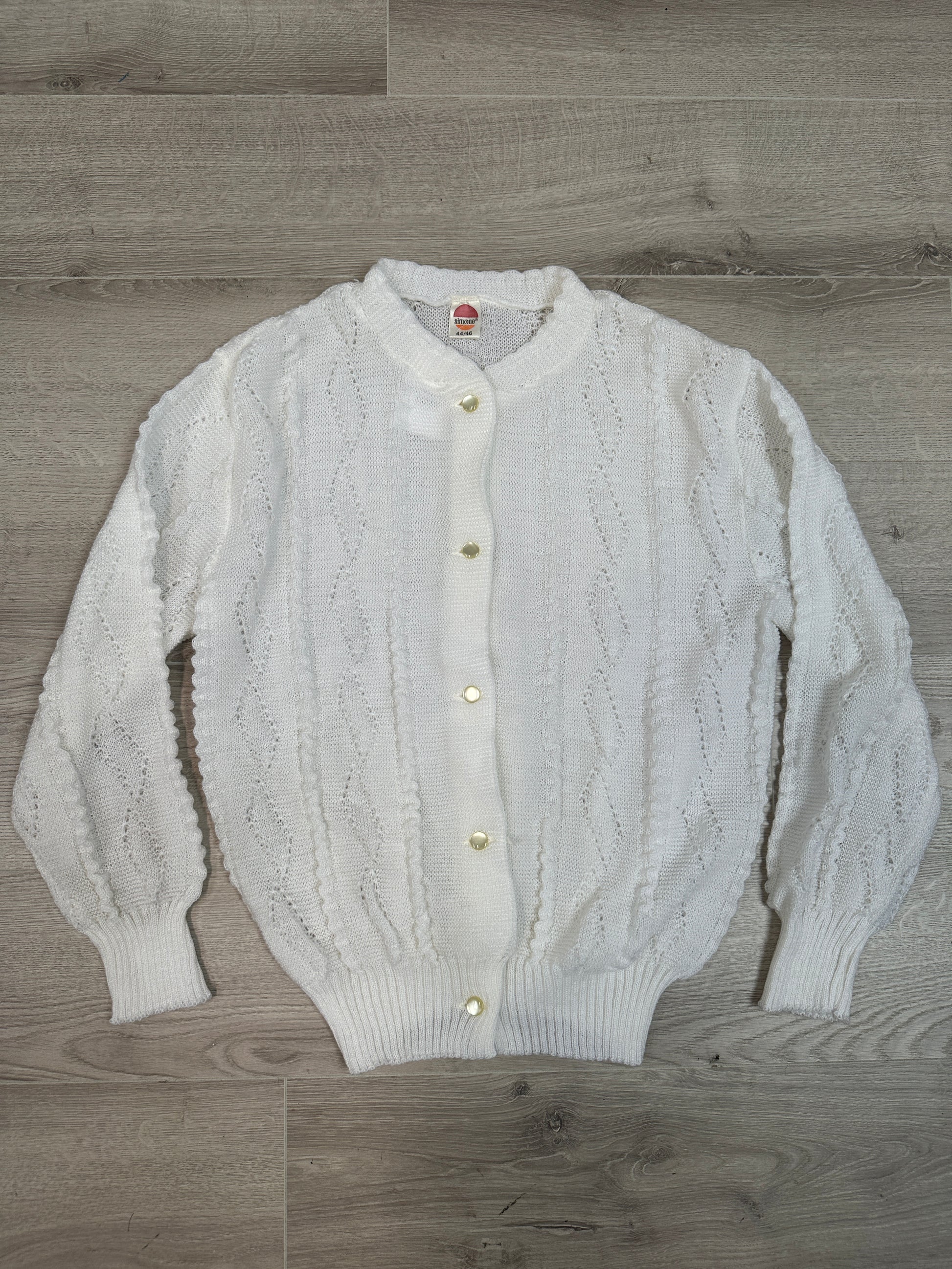 WHITE CARDIGAN
