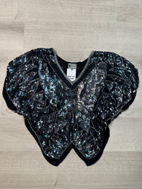 BUTTERFLY SEQUIN TOP