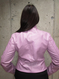 LAVANDER LEATHER JACKET