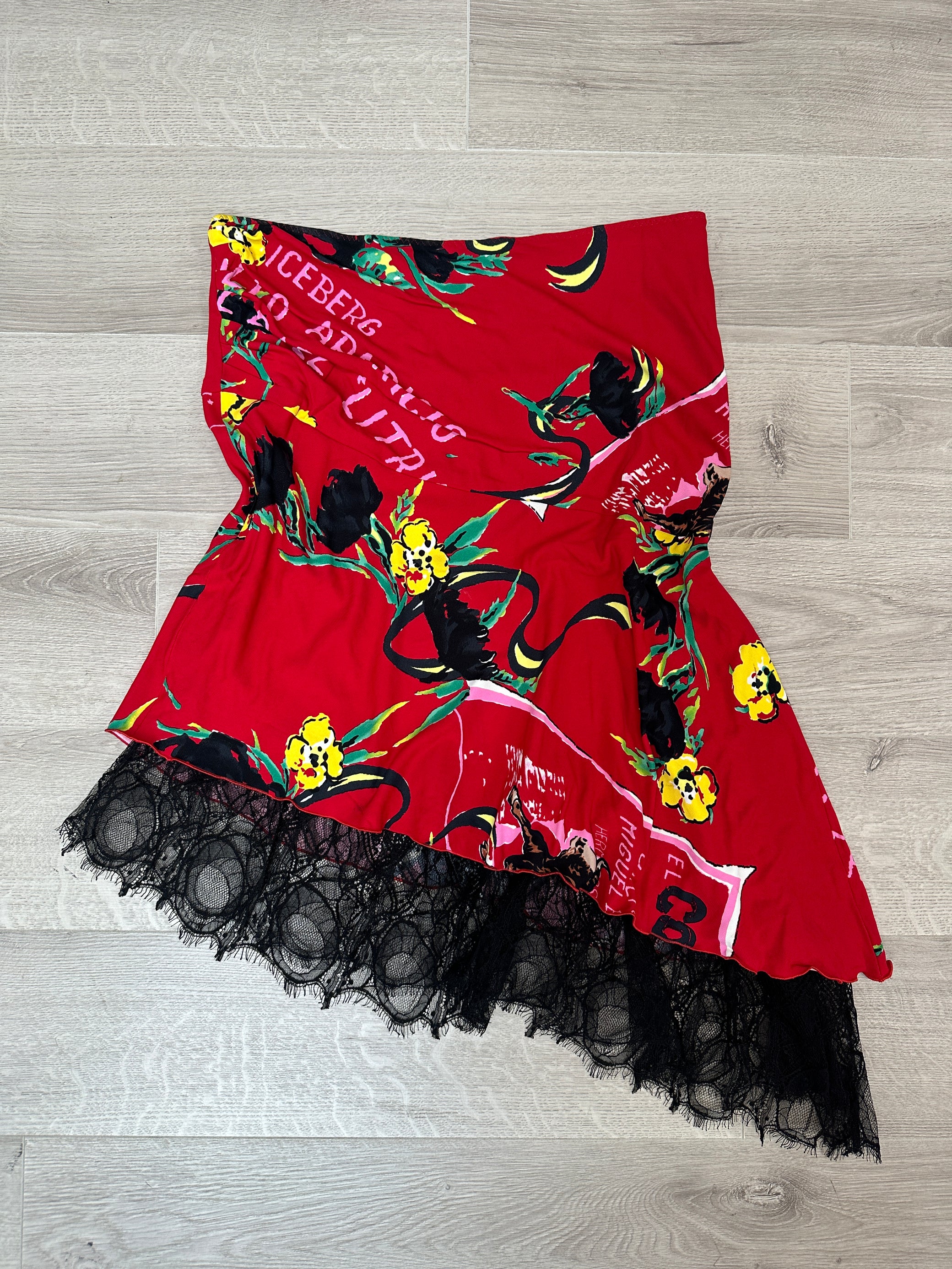 ICEBERG RED SKIRT