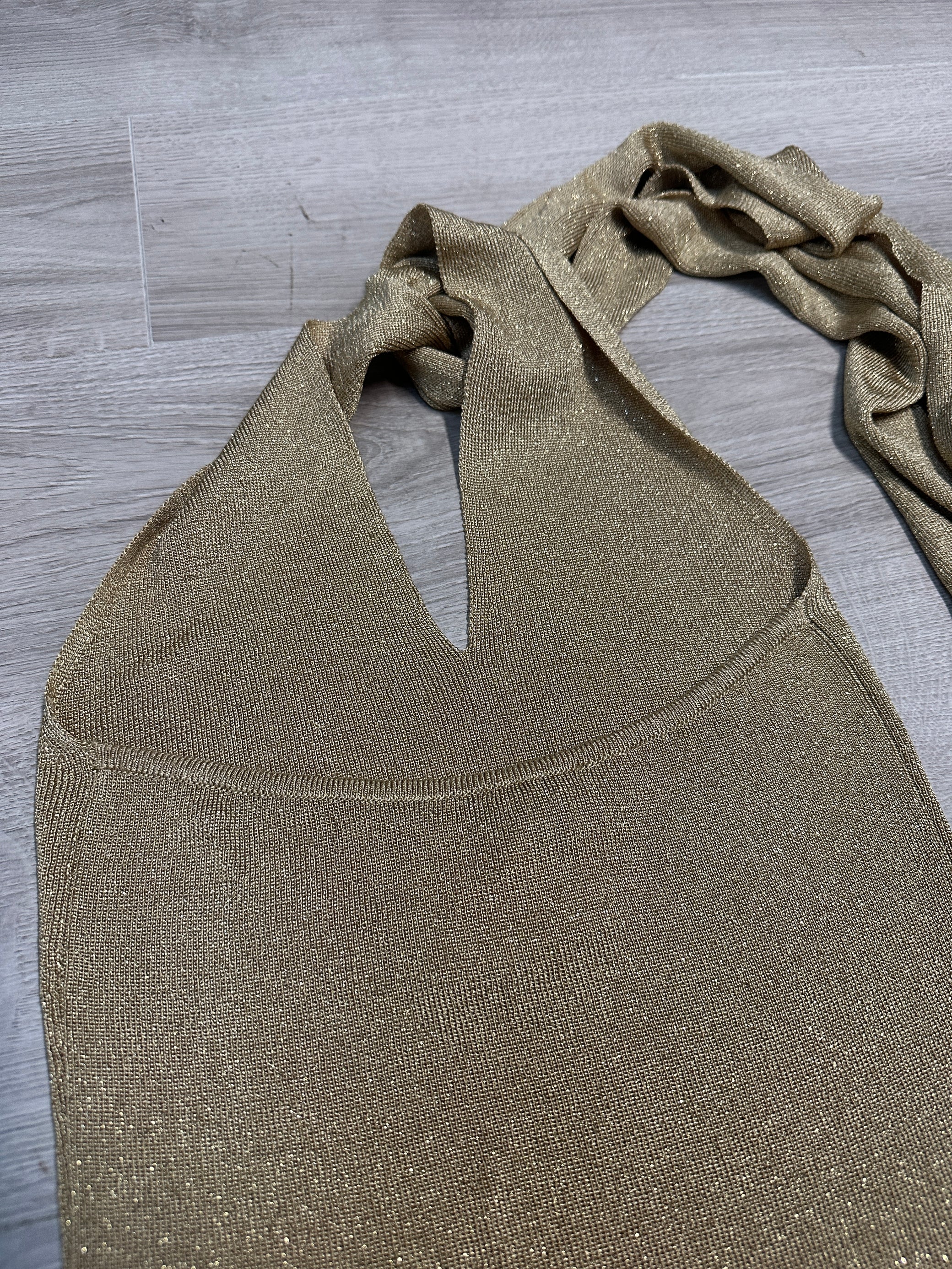 LUISA SPAGNOLI GOLD TOP