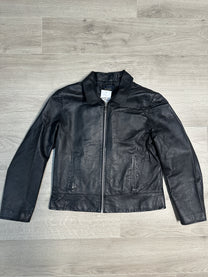 BLACK LEATHER JACKET