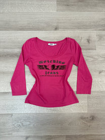 PINK LONG-SLEEVE TOP