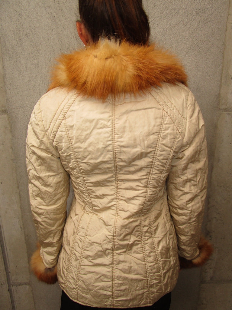 JACKET WITH RED FOX FUR
