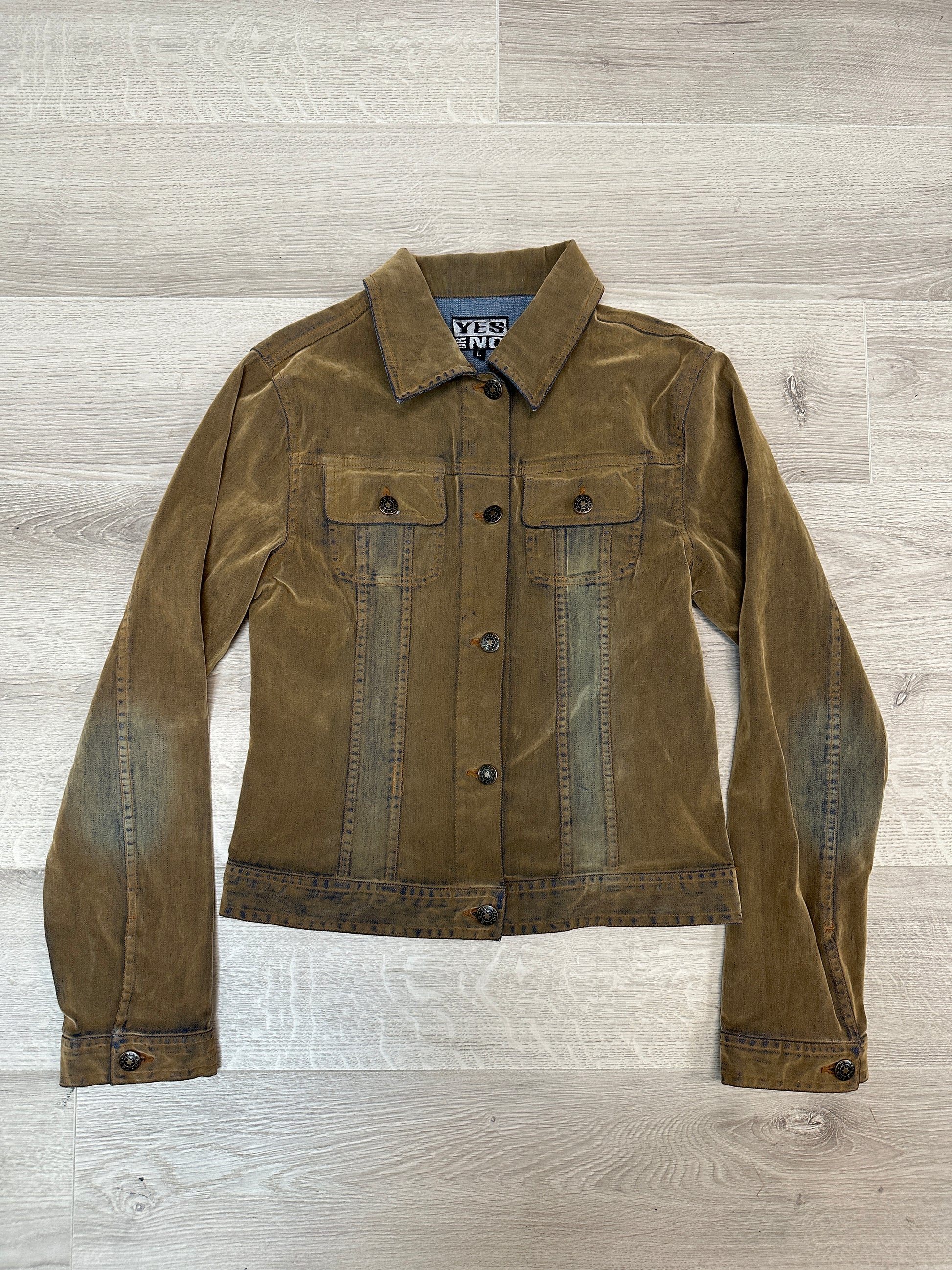 BROWN DENIM JACKET