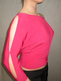 PINK OFF SHOULDER TOP