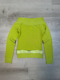 GREEN LONGSLEVE SWEATER