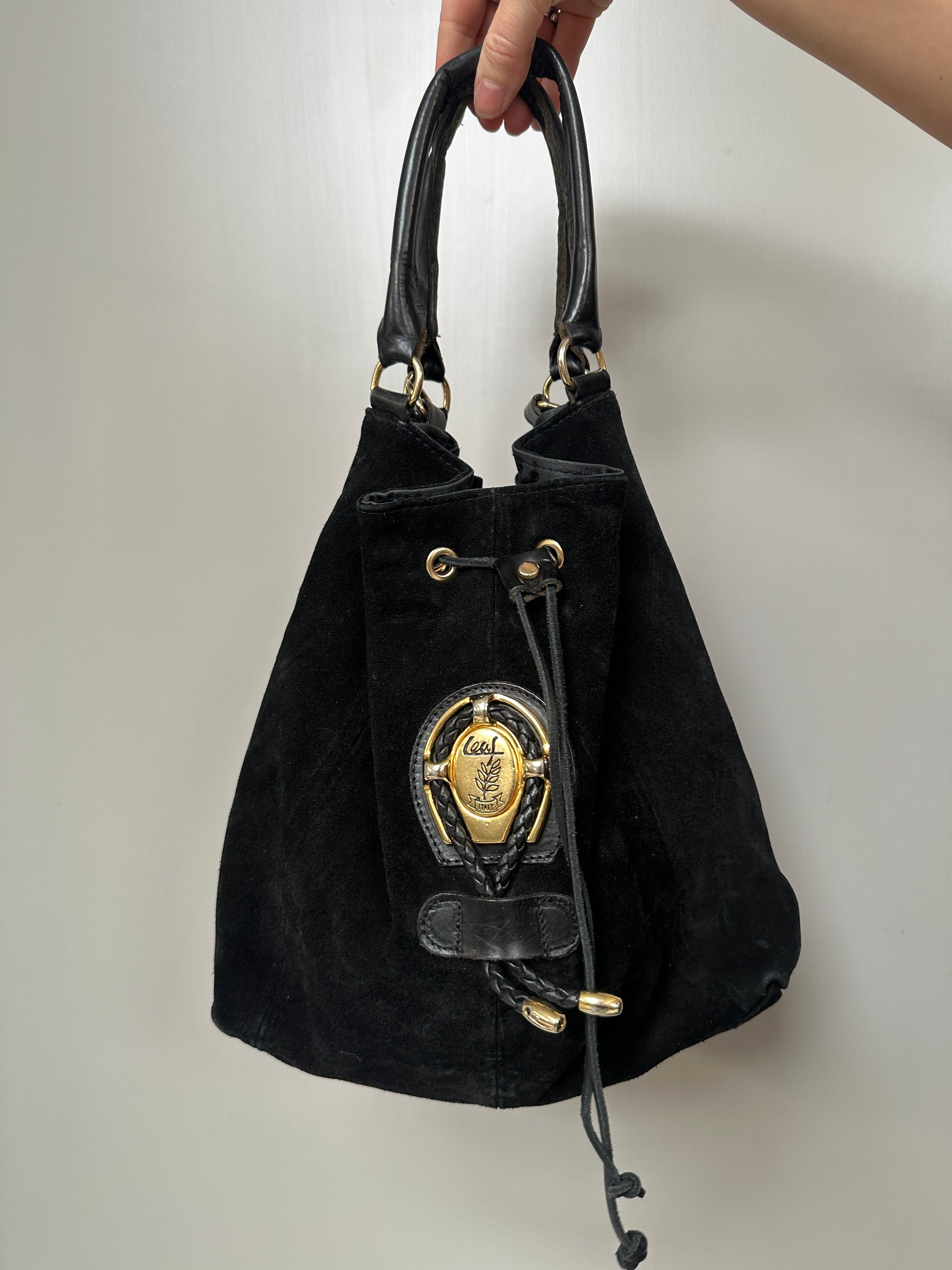 BLACK LEATHER BAG