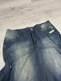 DENIM MID SKIRT