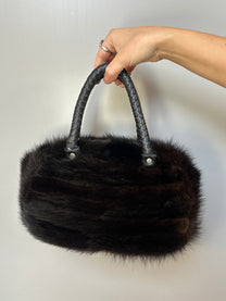 BOWN MINK FUR BAG