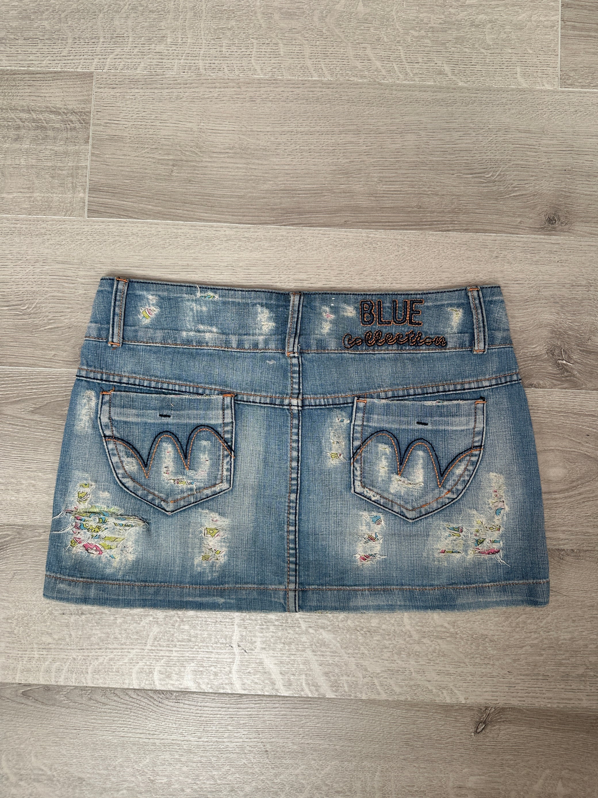 DENIM MINI SKIRT