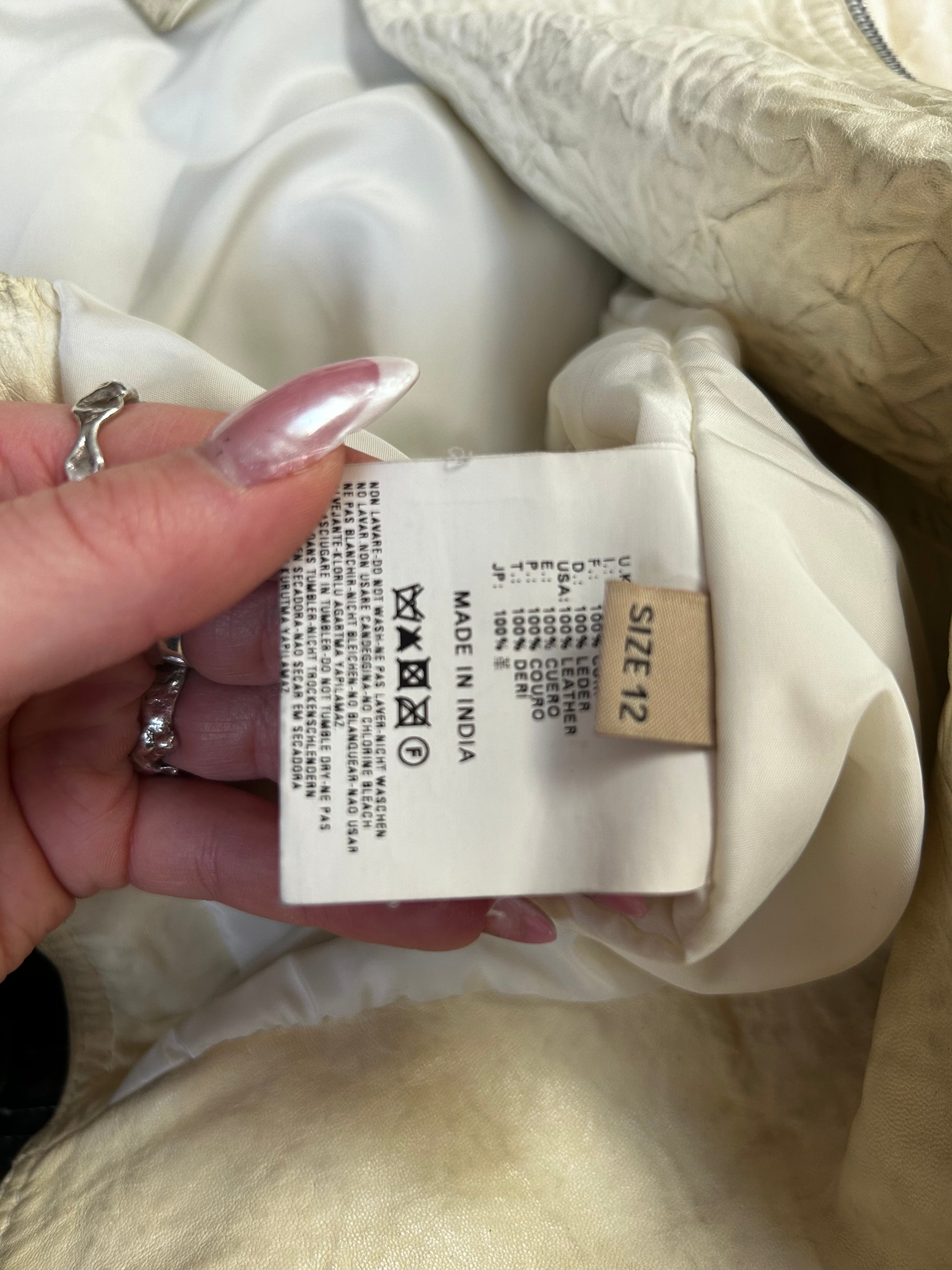 John Galliano leather jacket