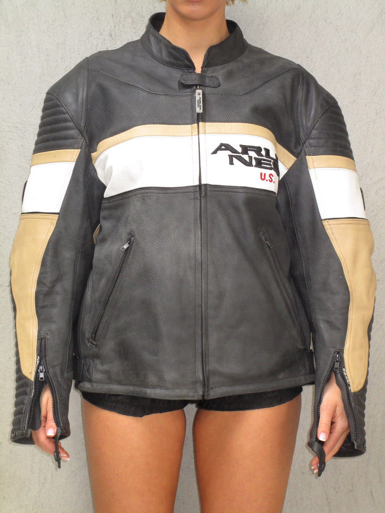 LEATHER RACER JACKET