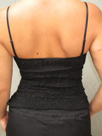 BLACK CORSET TOP