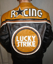 LUCKY STRIKE LEATHER RACER JACKET