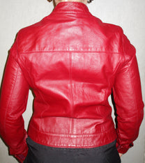 RED LEATHER JACKET
