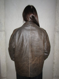 BROWN LEATHER JACKET
