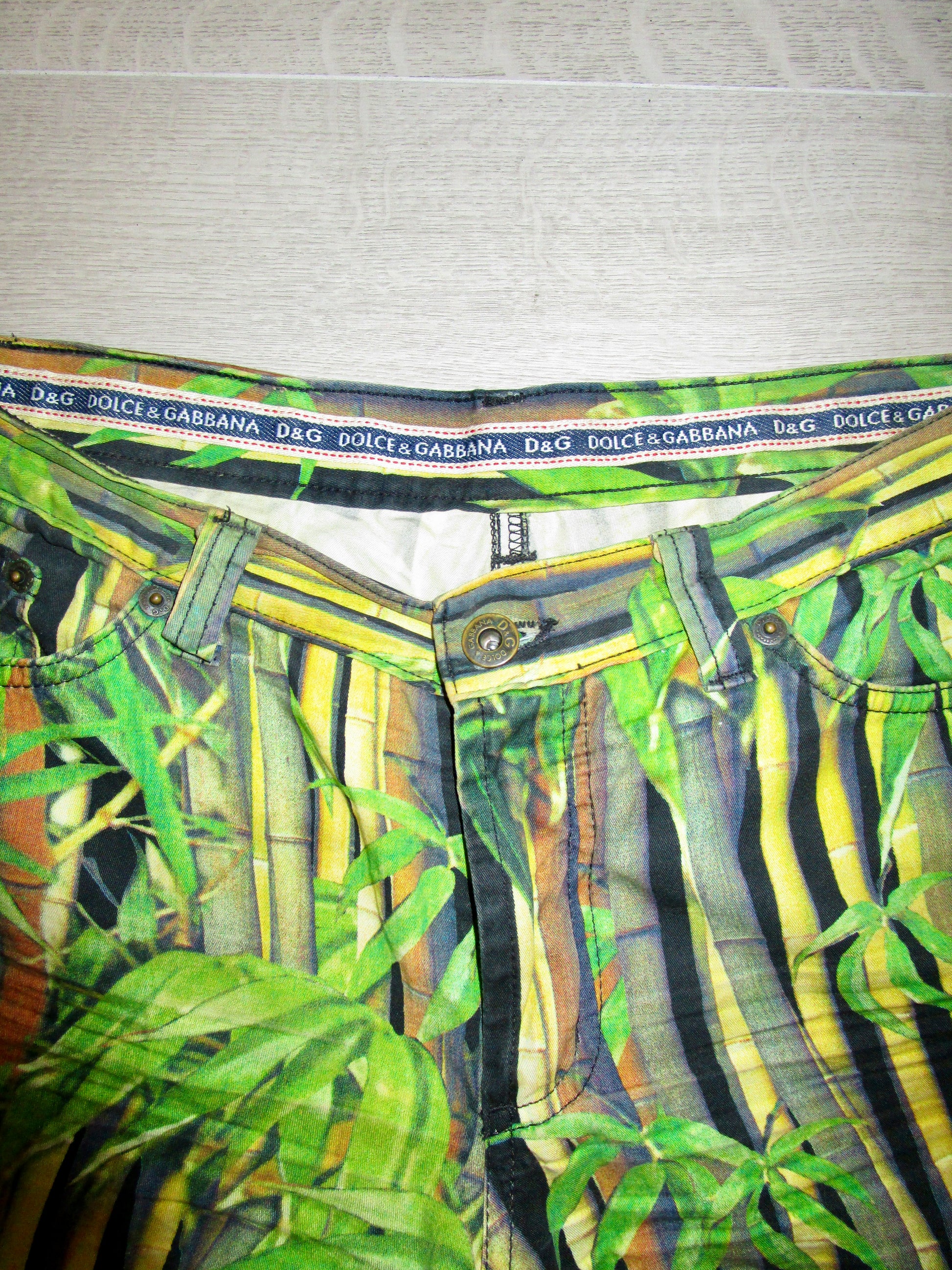 DOLCE &amp; GABBANA BAMBOO PANTS