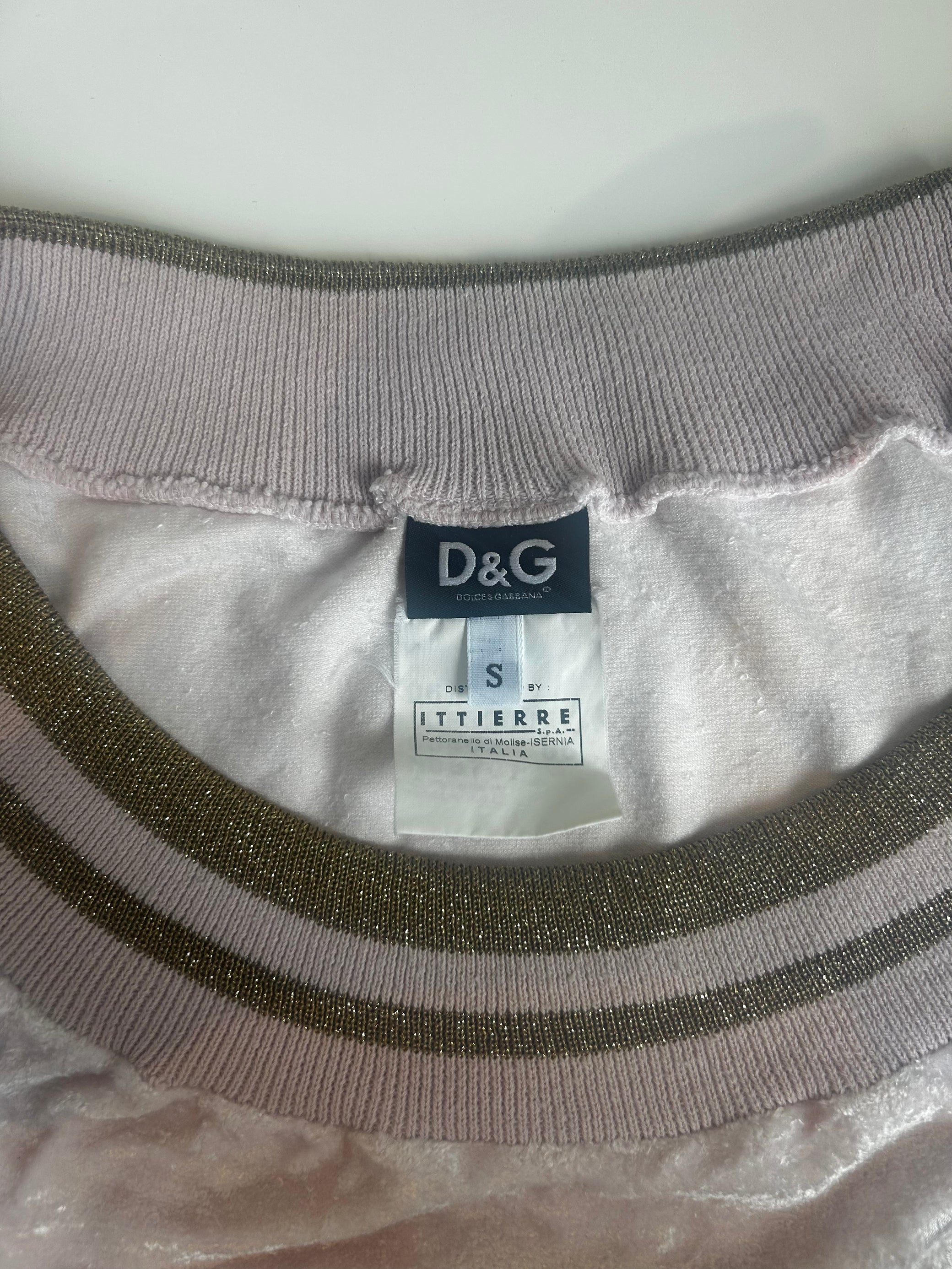 DOLCE &amp; GABBANA PINK SWEATER