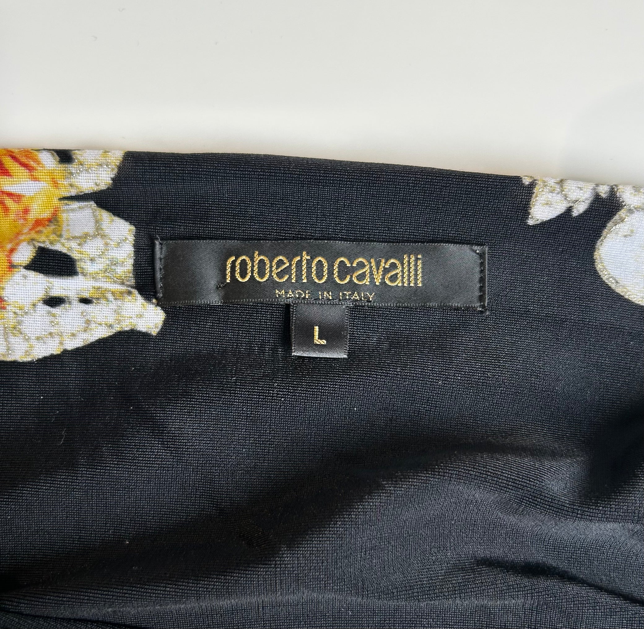 ROBERTO CAVALLI TOP WITH PRINT