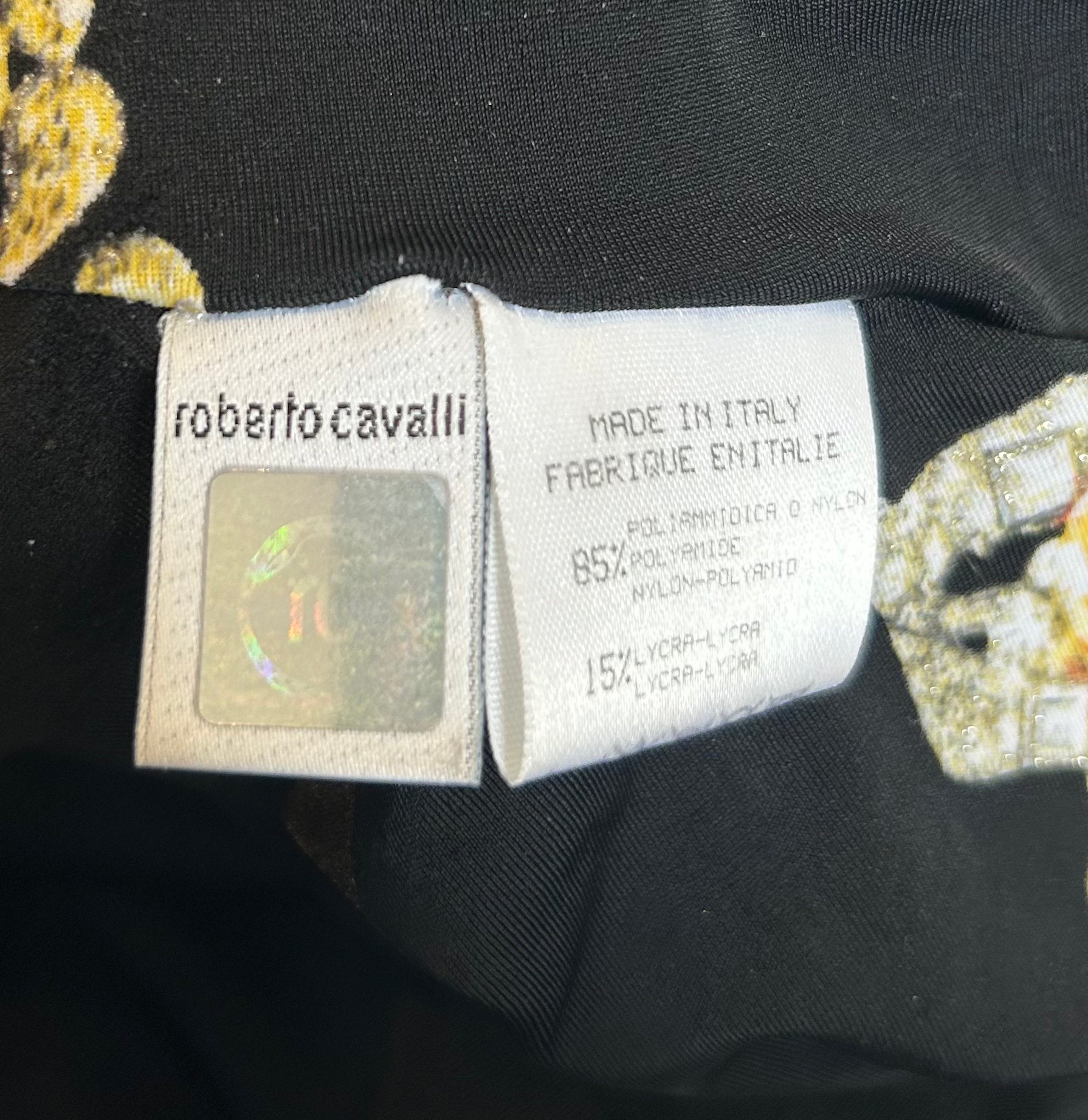 ROBERTO CAVALLI TOP WITH PRINT